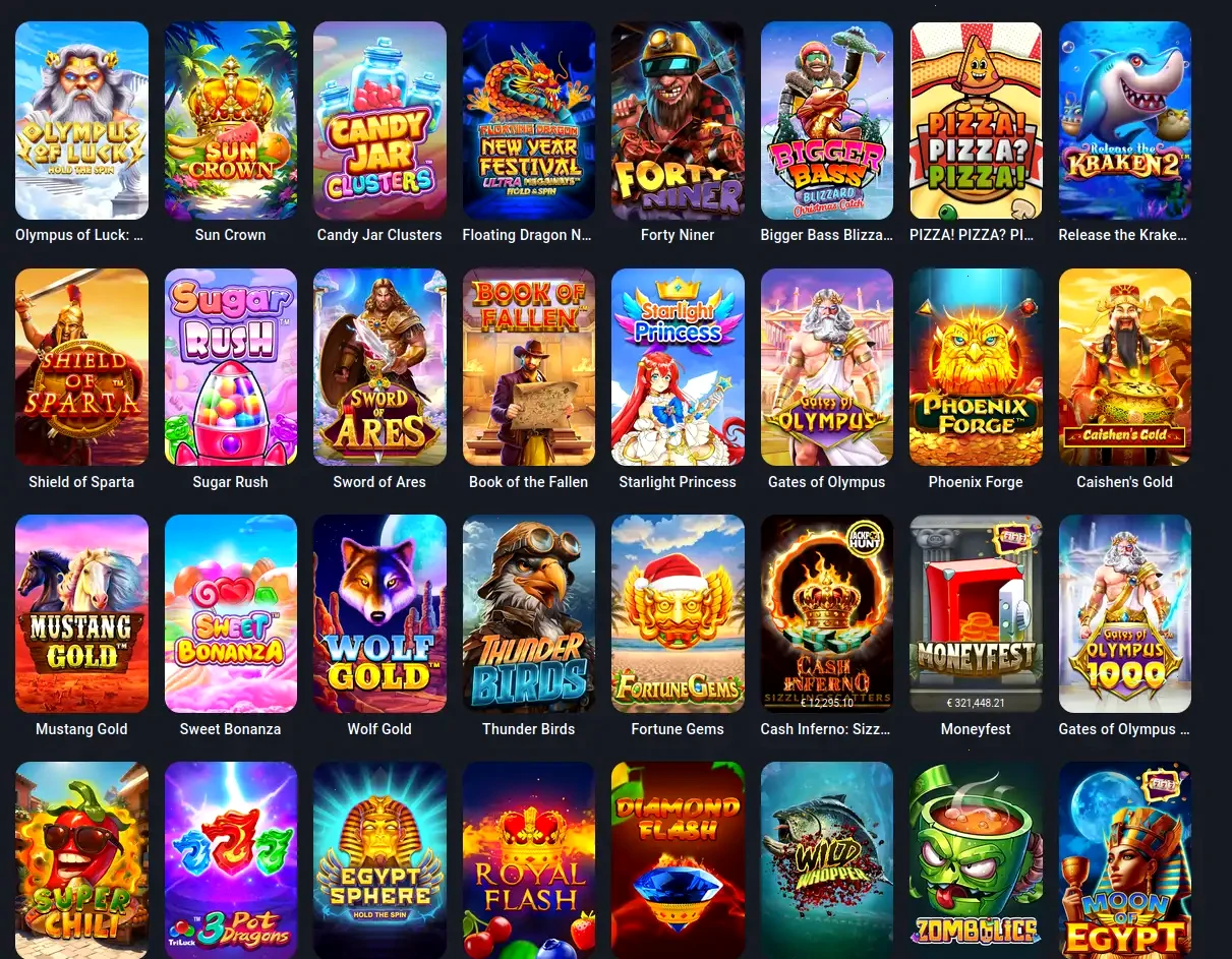 Fridayroll Online Casino Spielübersicht